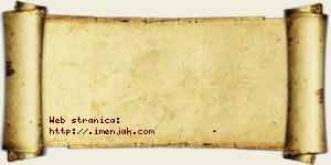 Tina Damjanović vizit kartica